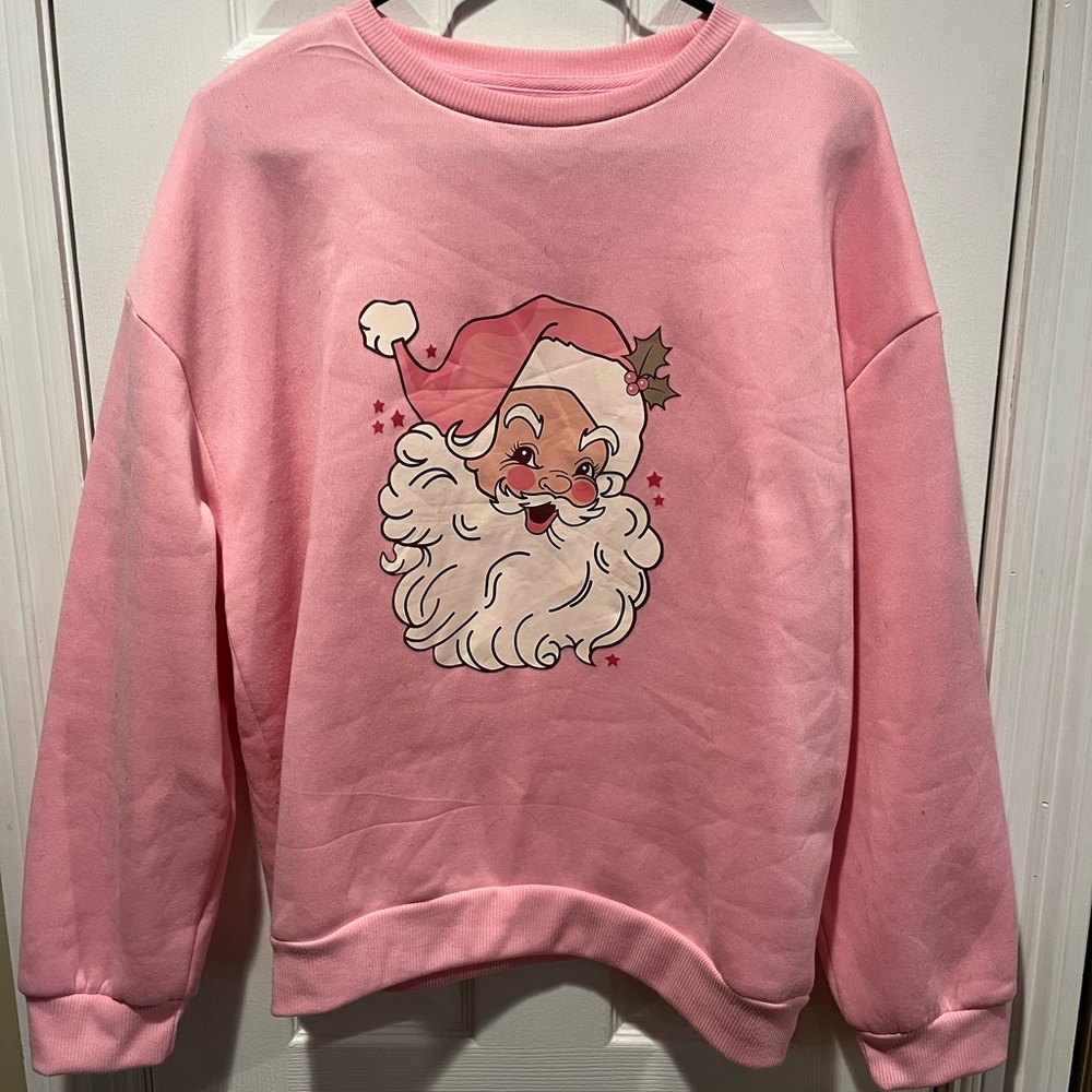 SHEIN Pink Graphic Sweatshirt